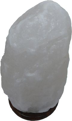 Lampada di Sale Halite Bianca 4/5 kg