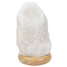 Lampade di sale bianca Halite Usb